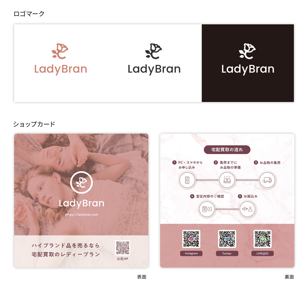 画像:宅配買取サービス サイト制作 / LadyBran